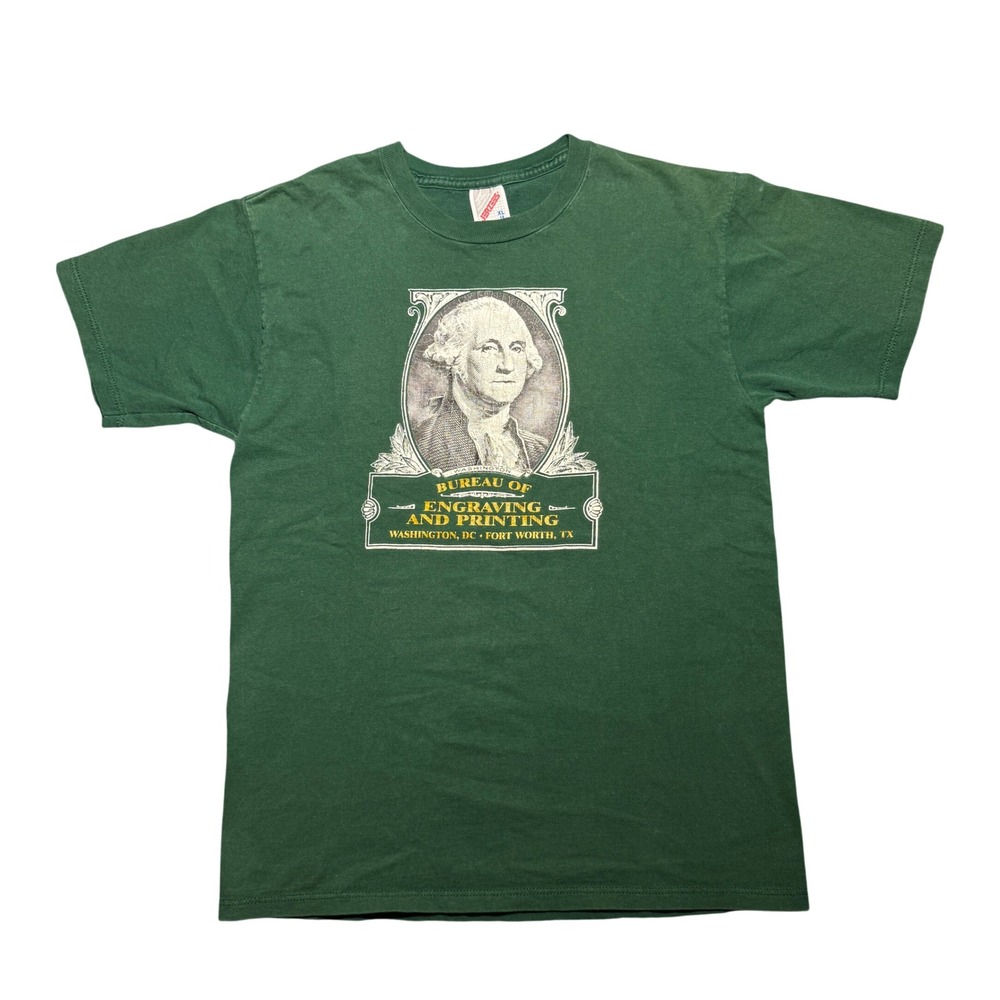 Vintage Bureau of Engraving and Printing George Washington T-Shirt M